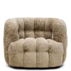 Arosa Swivel Fauteuil, Open Weave, Taupe