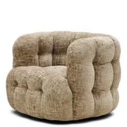 Arosa Swivel Fauteuil, Open Weave, Taupe