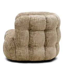 Arosa Swivel Fauteuil, Open Weave, Taupe