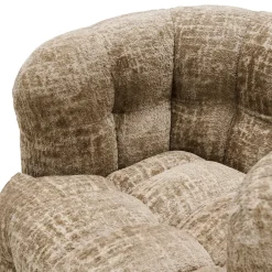 Arosa Swivel Fauteuil, Open Weave, Taupe