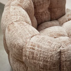 Arosa Swivel Fauteuil, Open Weave, Taupe