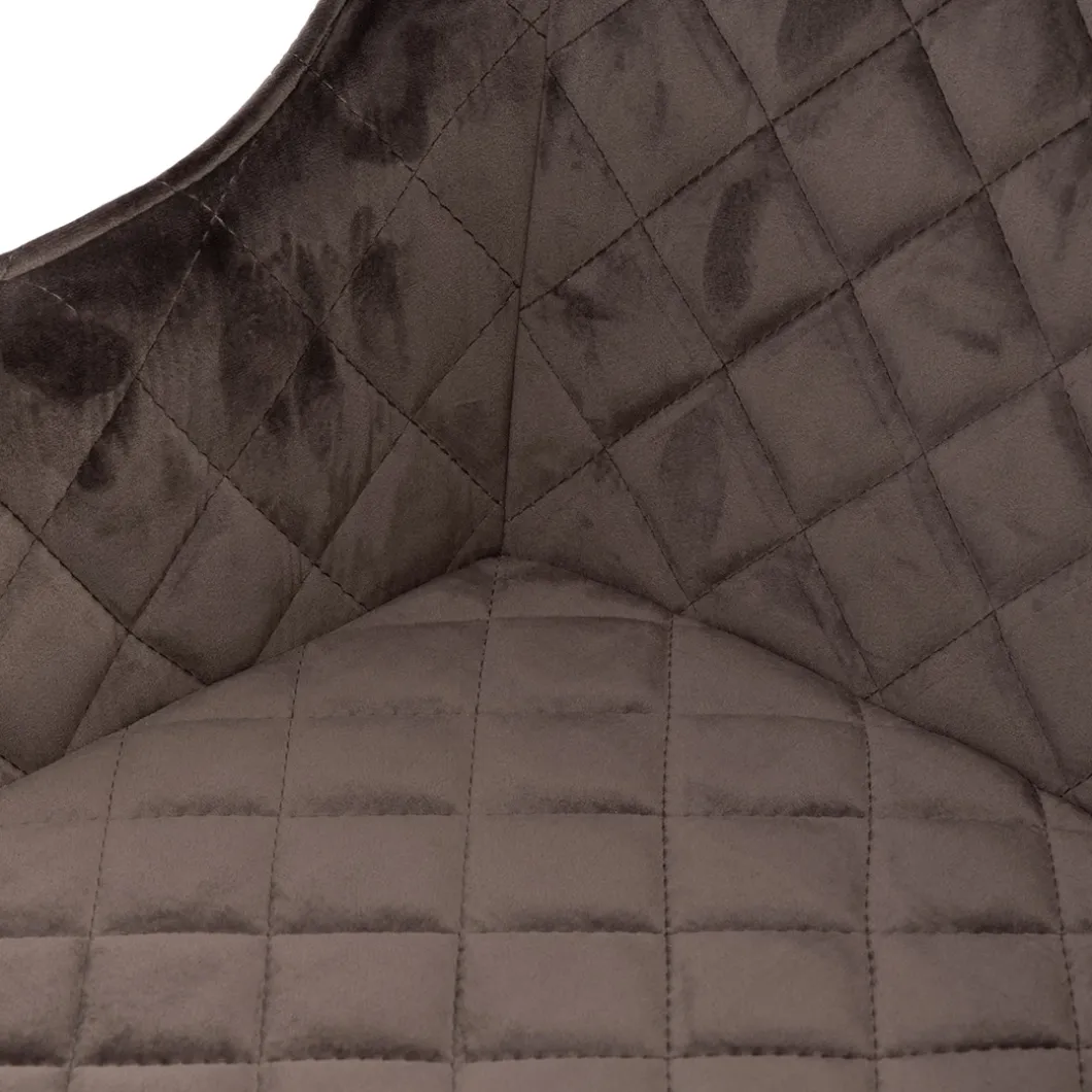 Barstoel Frisco Drive, Anthracite, Velvet