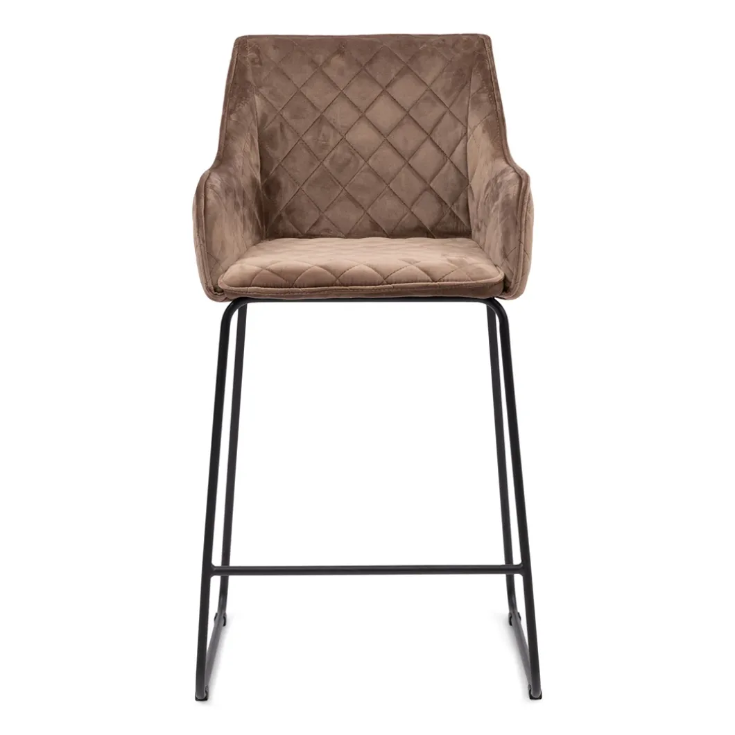 Barstoel Frisco Drive, Golden Mink, Velvet