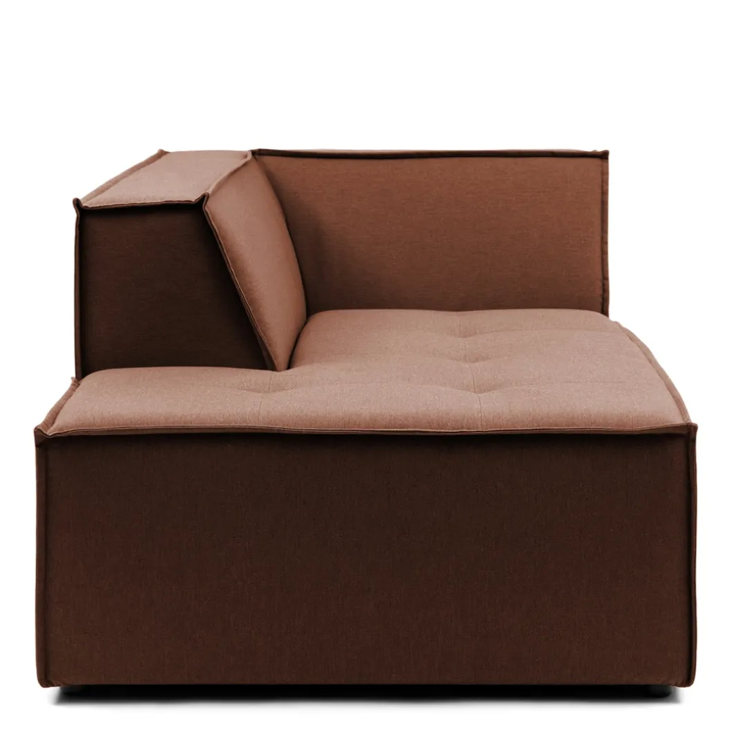 Bellagio Outdoor Chaise Longue Left, sunbrella source, padouk