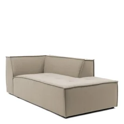 Bellagio Outdoor Chaise Longue Right, sunbrella source, oak