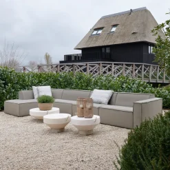 Bellagio Outdoor Chaise Longue Left, sunbrella source, oak