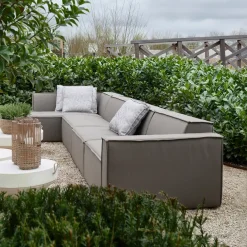 Bellagio Outdoor Chaise Longue Left, sunbrella source, oak