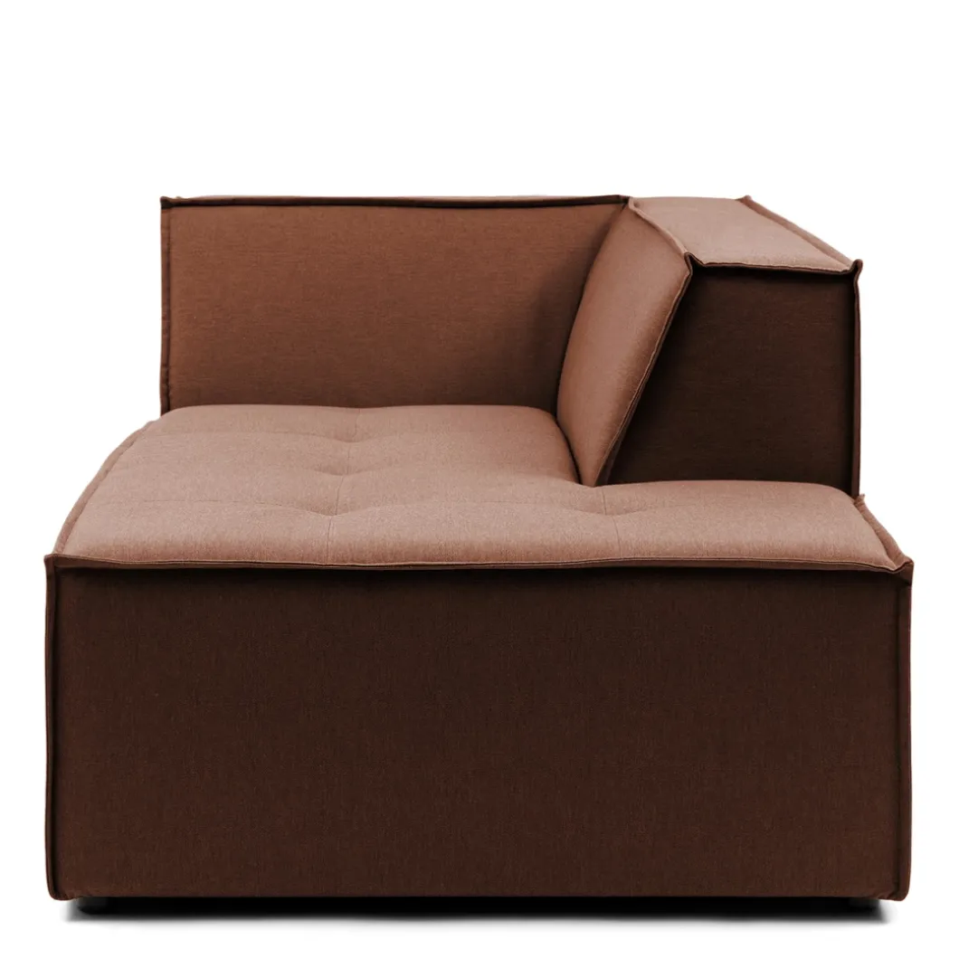 Bellagio Outdoor Chaise Longue Right, sunbrella source, padouk