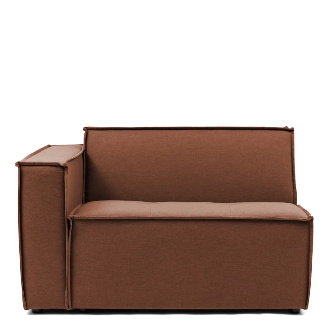 Bellagio Outdoor Corner Left, sunbrella source, padouk