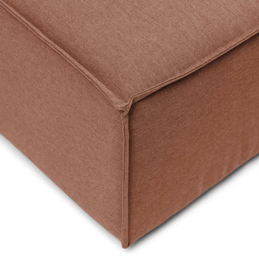 Bellagio Outdoor Corner Left, sunbrella source, padouk