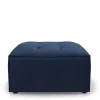 Bellagio Outdoor Footstool, sunbrella source, loch