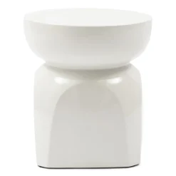 Bijzettafel Porto Puur Wit 37CM