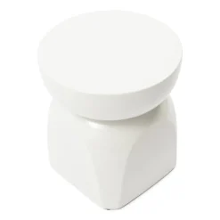 Bijzettafel Porto Puur Wit 37CM