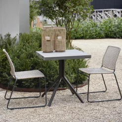 Bondi Beach Outdoor Bistro Table, grey