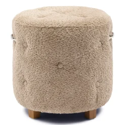 Bowery Footstool Soft Walnut XSX