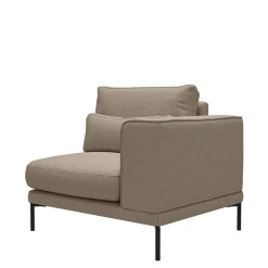 Bowie Club Corner, washed cotton, natural