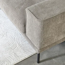 Bowie Club Corner with Arm Right, celtic weave, melting silver