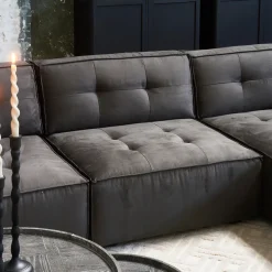 Brandon Center, scottish suede, noir