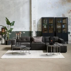 Brandon Center, scottish suede, noir