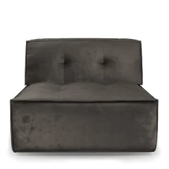 Brandon Center, velvet, grimaldi grey