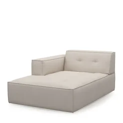 Brandon Chaise Longue Left, celtic weave, chelsea flax