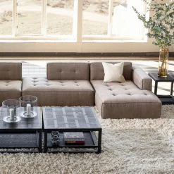 Brandon Chaise Longue Right, celtic weave, melting silver