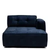 Brandon Chaise Longue Right, velvet, estate blue