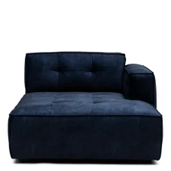 Brandon Chaise Longue Right, velvet, estate blue