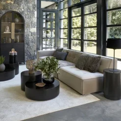 Brandon Corner Arm L Light Taupe