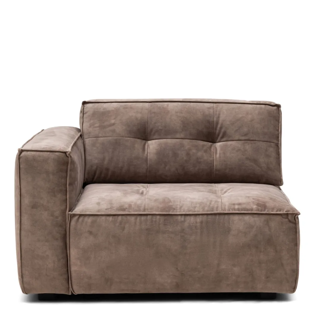 Brandon Corner Arm L Vel CafeLatte