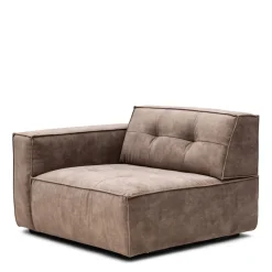 Brandon Corner Arm L Vel CafeLatte