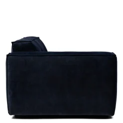 Brandon Corner Arm Left, velvet, estate blue