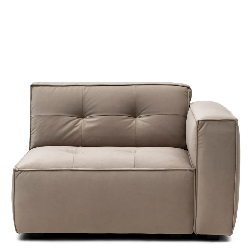 Brandon Corner Arm R Light Taupe