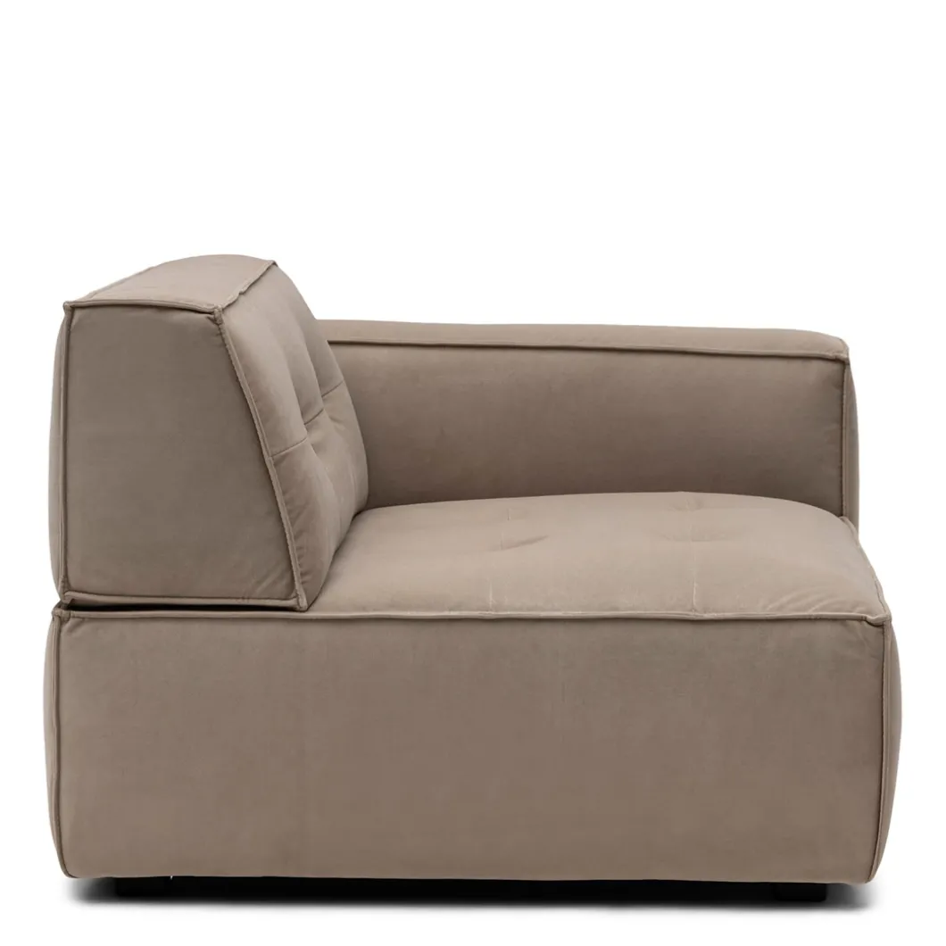 Brandon Corner Arm R Light Taupe