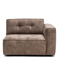 Brandon Corner Arm R Vel CafeLatte