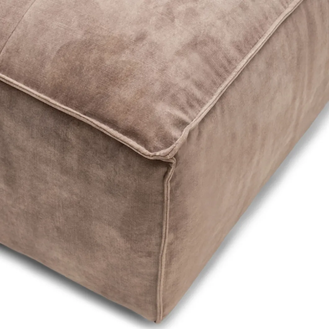 Brandon Corner Arm R Vel CafeLatte