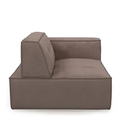 Brandon Corner Arm Right, scottish suede, brown sugar