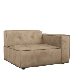 Brandon Corner Arm Right, velvet, golden beige