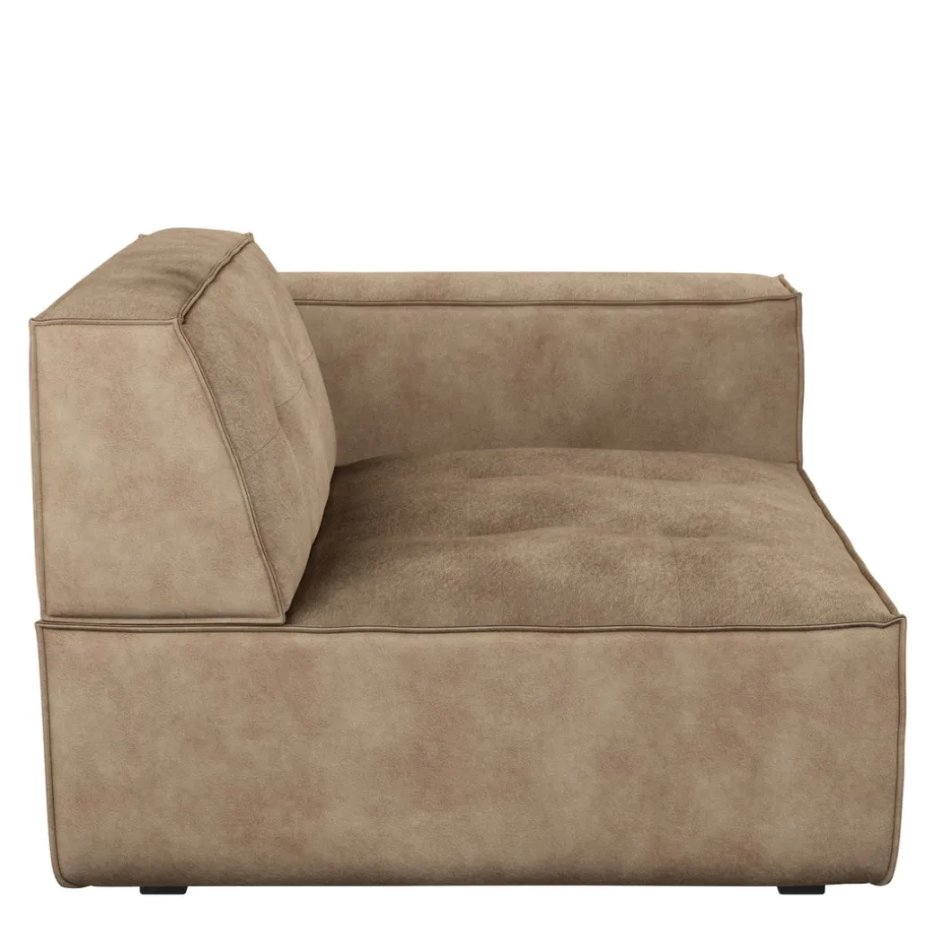 Brandon Corner Arm Right, velvet, golden beige