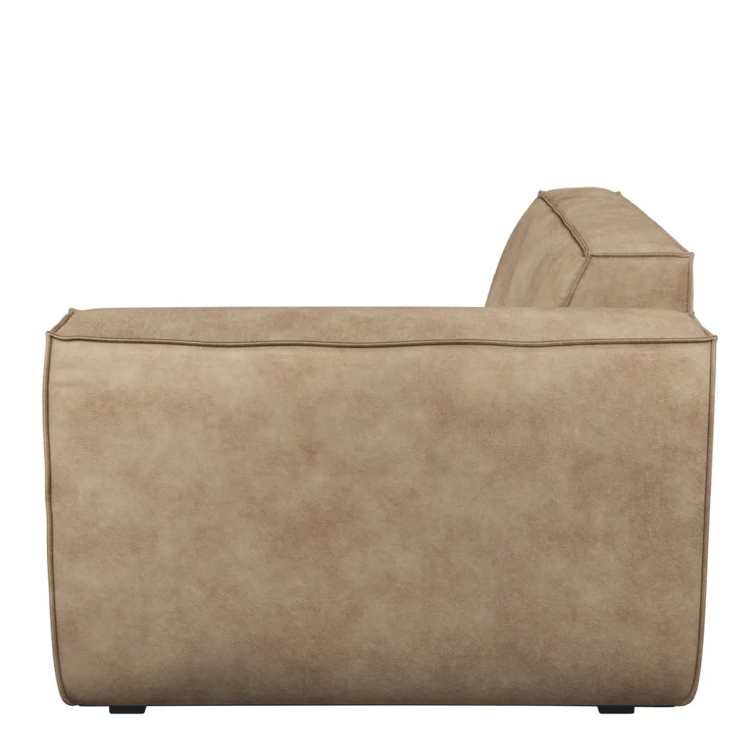 Brandon Corner Arm Right, velvet, golden beige