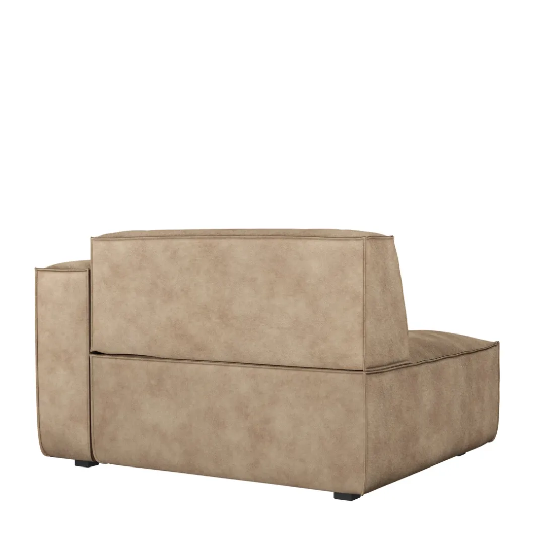 Brandon Corner Arm Right, velvet, golden beige