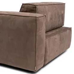 Brandon Corner Arm Right, scottish suede, liver