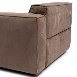 Brandon Corner Arm Right, scottish suede, liver