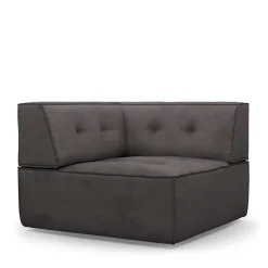 Brandon Corner, scottish suede, noir