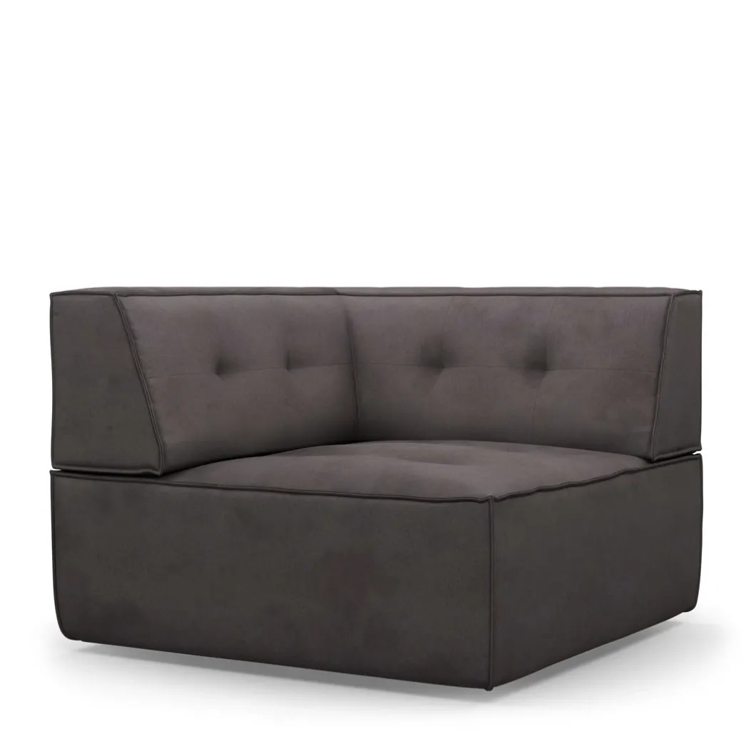 Brandon Corner, scottish suede, noir