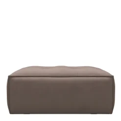 Brandon Footstool, scottish suede, brown sugar
