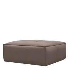 Brandon Footstool, scottish suede, brown sugar