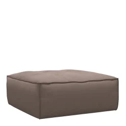 Brandon Footstool, scottish suede, brown sugar