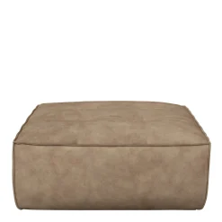 Brandon Footstool, velvet, golden beige