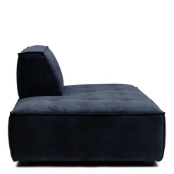 Brandon Lounger Left, velvet, estate blue